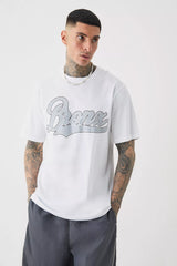 TALL BRONX VARSITY PRINT T-SHIRT